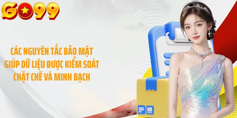 Các nguyên tắc bảo mật giúp dữ liệu được kiểm soát chặt chẽ và minh bạch